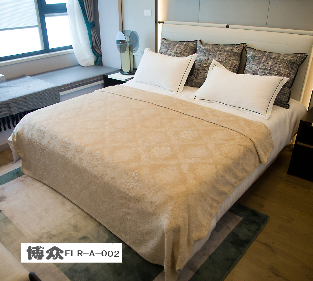 法兰绒压花聚宝盆