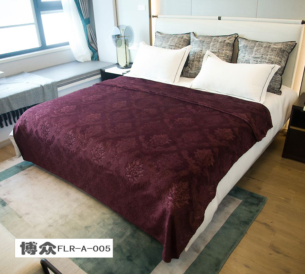 法兰绒压花聚宝盆