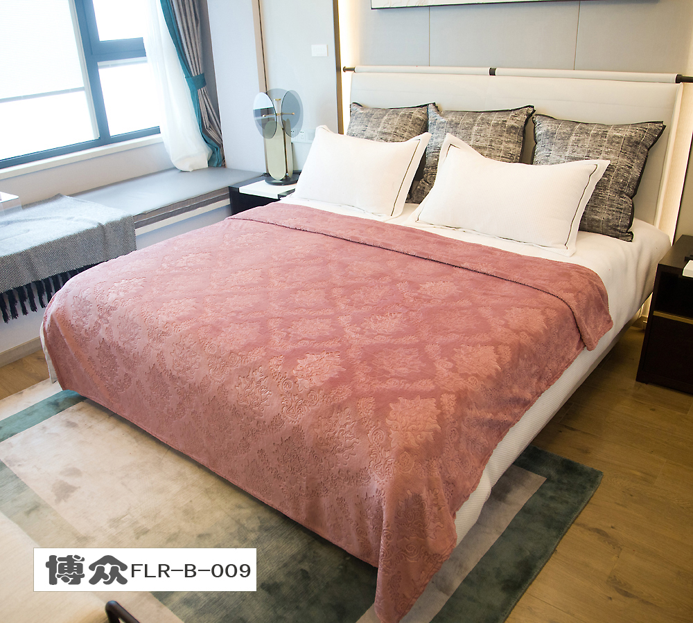 法兰绒压花聚宝盆