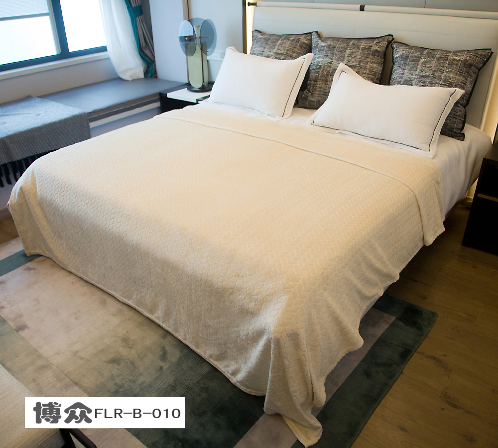 法兰绒压花树叶