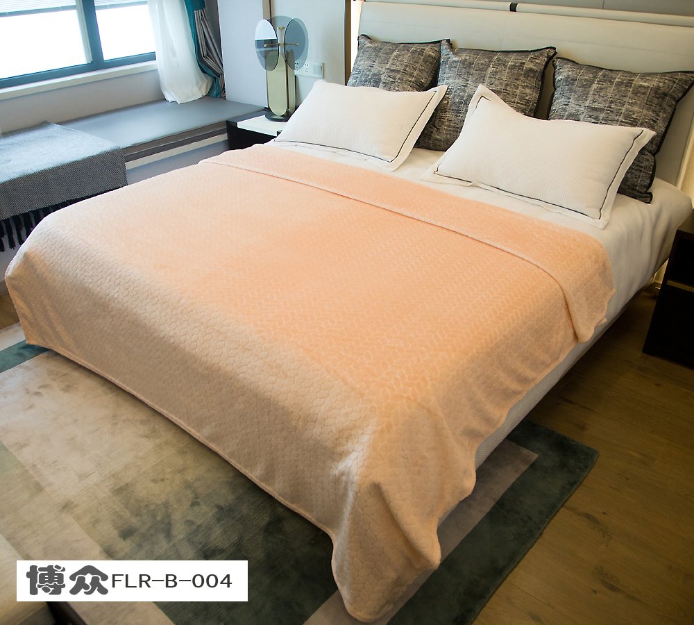 法兰绒压花树叶